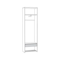 Трувор Шкаф для одежды 13.328.02 в Нягани - nyagan.mebel24.online | фото 2