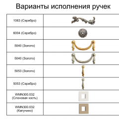 Тумба прикроватная Тиффани Premium слоновая кость/золото (ТФТП-1(П) в Нягани - nyagan.mebel24.online | фото 2