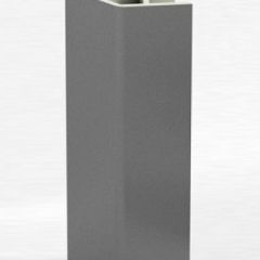 Угловое соединение для цоколя 135 гр. h100 мм (Алюминий, Белый, Черный, Сонома) в Нягани - nyagan.mebel24.online | фото