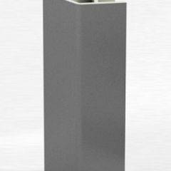 Угловое соединение для цоколя 135 гр. h150 мм (Алюминий, Белый, Черный, Сономаый) в Нягани - nyagan.mebel24.online | фото 1