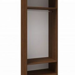 ВЕСТА ВГШ-1 Шкаф платяной МДФ Орех Донской в Нягани - nyagan.mebel24.online | фото 2