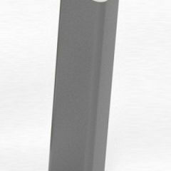 Торцевая заглушка  для цоколя h100 мм (Алюминий, Белый, Черный, Сонома) в Нягани - nyagan.mebel24.online | фото