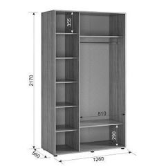 ЗАРА Шкаф 3-х створчатый 2 в Нягани - nyagan.mebel24.online | фото 2
