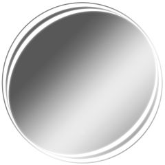 Зеркало Берг 700х700 с подсветкой Домино (GL7055Z) в Нягани - nyagan.mebel24.online | фото