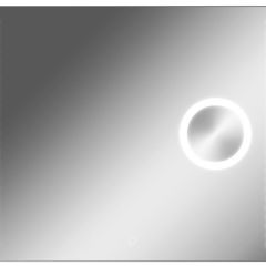 Зеркало Cosmo 100 alum (линза) с подсветкой Sansa (SCL1026Z) в Нягани - nyagan.mebel24.online | фото