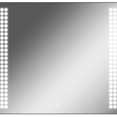 Зеркало Cosmo 90 black с подсветкой Sansa (SC1051Z) в Нягани - nyagan.mebel24.online | фото