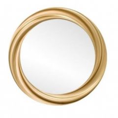 Зеркало круглое золото (1713(1) в Нягани - nyagan.mebel24.online | фото 1