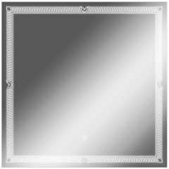 Зеркало Паликир 700х700 с подсветкой Домино (GL7051Z) в Нягани - nyagan.mebel24.online | фото
