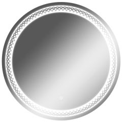 Зеркало Прая 700х700 с подсветкой Домино (GL7048Z) в Нягани - nyagan.mebel24.online | фото