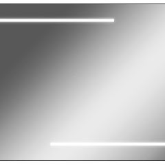 Зеркало Ray 100 black с подсветкой Sansa (SR1035Z) в Нягани - nyagan.mebel24.online | фото