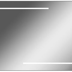 Зеркало Ray 90 black с подсветкой Sansa (SR1036Z) в Нягани - nyagan.mebel24.online | фото
