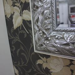 Зеркало Тиффани Premium черная/серебро (ТФСТ-2(П) в Нягани - nyagan.mebel24.online | фото 3
