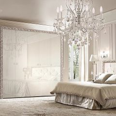 Зеркало Тиффани Premium слоновая кость/серебро (Ф/01(П) в Нягани - nyagan.mebel24.online | фото 3