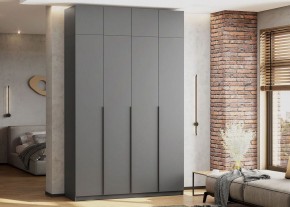 Антресоль 1600 «ШК-5» Графит серый в Нягани - nyagan.mebel24.online | фото 4