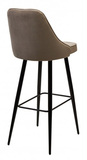 Барный стул NEPAL-BAR БЕЖЕВЫЙ #5, велюр/ черный каркас (H=78cm) М-City в Нягани - nyagan.mebel24.online | фото 2