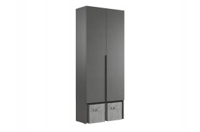 БАСКО Прихожая К1 (графит) в Нягани - nyagan.mebel24.online | фото 4