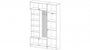 БАВАРИЯ Прихожая (дуб вотан/кашемир) в Нягани - nyagan.mebel24.online | фото 4