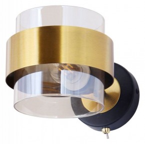 Бра Arte Lamp Carlo A8205AP-1BK в Нягани - nyagan.mebel24.online | фото