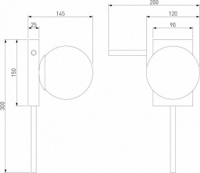 Бра Eurosvet Fredo 40036/1 черный жемчуг в Нягани - nyagan.mebel24.online | фото 4
