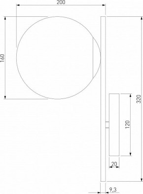 Бра Eurosvet Marbella 60147/1 черный в Нягани - nyagan.mebel24.online | фото 2