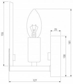 Бра Eurosvet Marble 60158/1 латунь в Нягани - nyagan.mebel24.online | фото 3
