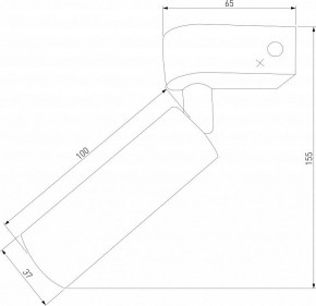 Бра Eurosvet Pitch 20143/1 LED титан в Нягани - nyagan.mebel24.online | фото 3