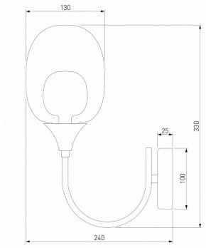 Бра Eurosvet Spritz 70218/1 латунь в Нягани - nyagan.mebel24.online | фото 4