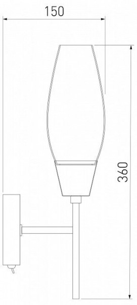 Бра Eurosvet Thalia 60140/1 сатин-никель в Нягани - nyagan.mebel24.online | фото 3