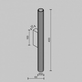 Бра Maytoni Calipso C082WL-12W2.7K-B в Нягани - nyagan.mebel24.online | фото 4