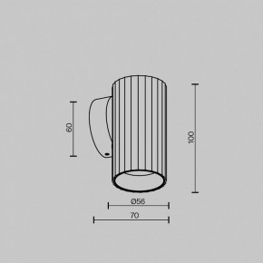 Бра Maytoni Calipso C106WL-01-GU10-B в Нягани - nyagan.mebel24.online | фото 6