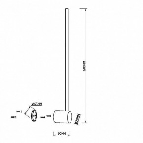 Бра Maytoni Light stick MOD237WL-L6B3K в Нягани - nyagan.mebel24.online | фото 3