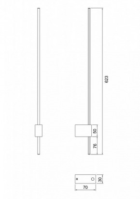 Бра Maytoni Pars C070WL-L6GB3K в Нягани - nyagan.mebel24.online | фото 3