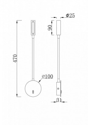 Бра Maytoni Stem C035WL-L3W3K в Нягани - nyagan.mebel24.online | фото 6
