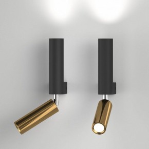 Бра с подсветкой Eurosvet Pitch 40020/1 LED черный/латунь в Нягани - nyagan.mebel24.online | фото 3