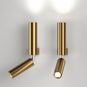Бра с подсветкой Eurosvet Pitch 40020/1 LED латунь в Нягани - nyagan.mebel24.online | фото 2