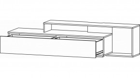 ДАЛЛАС Гостиная (модульная) цемент темный в Нягани - nyagan.mebel24.online | фото 6