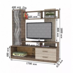 ДАРЬЯ Гостиная (Крафт серый/Крафт белый) в Нягани - nyagan.mebel24.online | фото 8