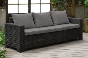 Диван Калифорния 3-х местный (California 3 Sofa), графит в Нягани - nyagan.mebel24.online | фото 1