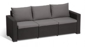 Диван Калифорния 3-х местный (California 3 Sofa), графит в Нягани - nyagan.mebel24.online | фото 2