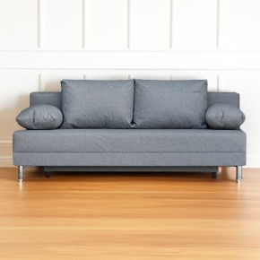 Диван-кровать Комфорт без подлокотников (4 подушки) BALTIC GREY в Нягани - nyagan.mebel24.online | фото