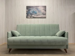 Диван Престиж-3 (НПБ) велюр Sensey mist green в Нягани - nyagan.mebel24.online | фото