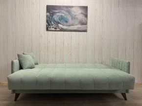 Диван Престиж-3 (НПБ) велюр Sensey mist green в Нягани - nyagan.mebel24.online | фото 3