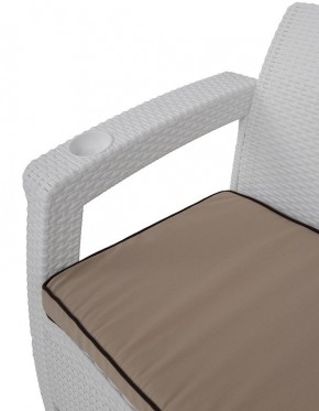Диван Yalta Premium Sofa 2 Set (Ялта) белый (+подушки под спину) в Нягани - nyagan.mebel24.online | фото 2