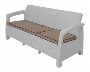 Диван Yalta Premium Sofa 3 Set (Ялта) белый (+подушки под спину) в Нягани - nyagan.mebel24.online | фото 1