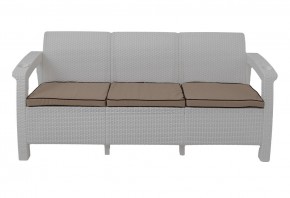 Диван Yalta Premium Sofa 3 Set (Ялта) белый (+подушки под спину) в Нягани - nyagan.mebel24.online | фото 2
