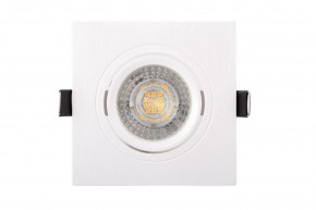 DK3021-WH Встраиваемый светильник, IP 20, 10 Вт, GU5.3, LED, белый, пластик в Нягани - nyagan.mebel24.online | фото 1