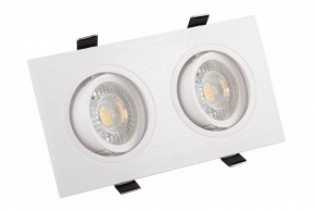 DK3022-WH Встраиваемый светильник, IP 20, 10 Вт, GU5.3, LED, белый, пластик в Нягани - nyagan.mebel24.online | фото 1