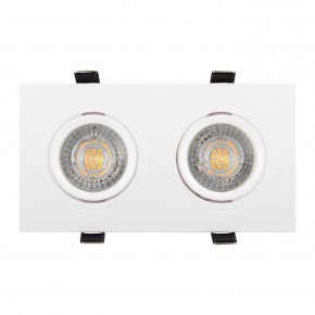 DK3022-WH Встраиваемый светильник, IP 20, 10 Вт, GU5.3, LED, белый, пластик в Нягани - nyagan.mebel24.online | фото 2