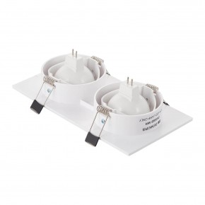 DK3022-WH Встраиваемый светильник, IP 20, 10 Вт, GU5.3, LED, белый, пластик в Нягани - nyagan.mebel24.online | фото 3