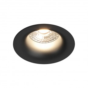DK3024-BK Встраиваемый светильник, IP 20, 10 Вт, GU5.3, LED, черный, пластик в Нягани - nyagan.mebel24.online | фото 1